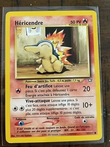 Pokémon Héricendre 57/111 Neo Genesis FRENCH (US Seller) LP - Picture 1 of 2