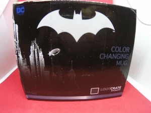 BATMAN Color Changing Mug - Lootcrate EXCLUSIVE - NEW IN BOX - DC Comics 2017 - Picture 1 of 6