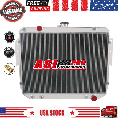 Radiador de 4 filas compatible con 1998-2003 99 00 01 02 Dodge B150 250 350/RAM 1500 2500 3500 Foto 1 de 4