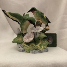 RUSS Collectible HUMMINGBIRDS Figurine Nature's Song Ruby-Throated Romance #7569