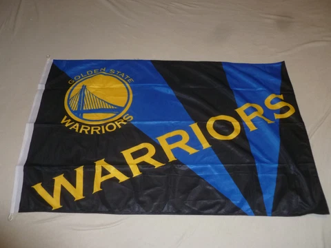 GOLDEN STATE WARRIORS FLAG BANNER NBA BASKETBALL STEPHEN CURRY CHAMPIONS WEST >> Cover