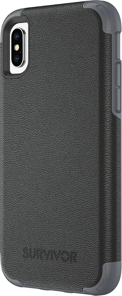 Funda de cuero fuerte con protección contra caídas Griffin Survivor iPhone X o XS Foto 1 de 1
