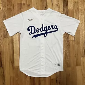 Jackie Robinson Brooklyn Dodgers Nike White Home Cooperstown Jersey Size S - Picture 1 of 3