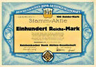 Lot 10 x Reichenbacher Bank Reichenbach historische Aktie 1924 Vogtland Sachsen