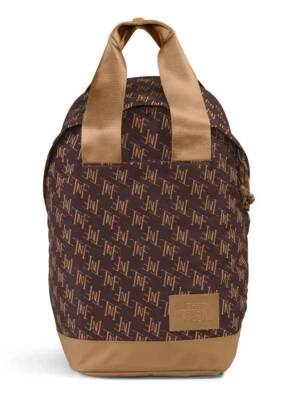 Mochila de día The North Face Never Stop para mujer, marrón estampado TNF/marrón utilitario Foto 1 de 4