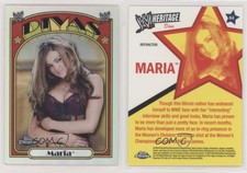 2007 Topps Heritage WWE Chrome Heritage II Refractor Maria #64