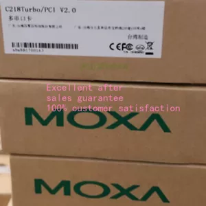 1PC MOXA C218Turbo 8 ports RS-232 C218T carte port intelligente multi-série V2.0 - Photo 1/4