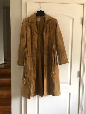 Abrigo para mujer JUNE de gamuza suave talla pequeña Foto 1 de 4