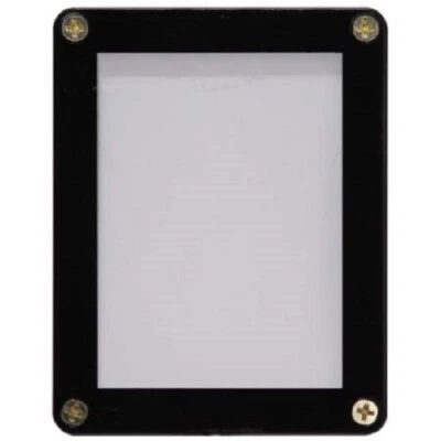 Ultra Pro Black Framed Border 4-Screw 1-Card Screwdown Card Holder Recessed - Image 1 of 2