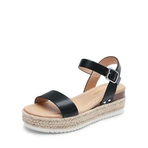 Women Platform Espadrilles Wedge Sandals Open Toe Summer Beach Vacation Sandals - Picture 1 of 31