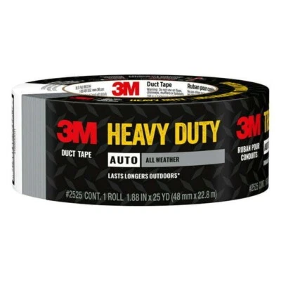 3M Automotive Heavy Duty All Weather Duct Tape 2525-NA, 1.88 in x 25 yd - Image 1 of 3