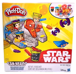 Nuevo en caja Play-Doh Star Wars Can-Heads Halcón Milenario Chewbacca Vader Leia Luke - Imagen 1 de 5