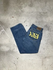 Insane Vintage Y2K Von Dutch Embroidered Spell Out Skate Jeans - Imagen 1 de 9