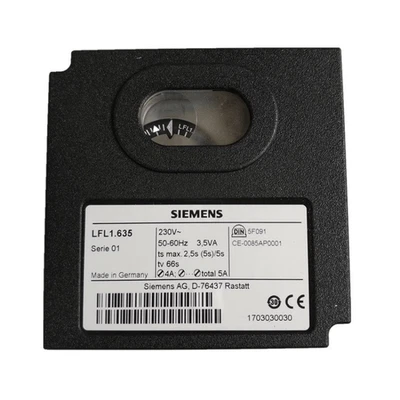 1 PC New SIEMENS LFL1.635 CONTROL PANEL GAS BURNER - Fast delivery - Image 1 of 2