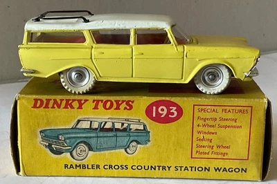 DINKY 193 RAMBLER CROSS-COUNTRY STATION WAGON.EXCELENTE MODELO CON ORIGINAL.CAJA Foto 1 de 4
