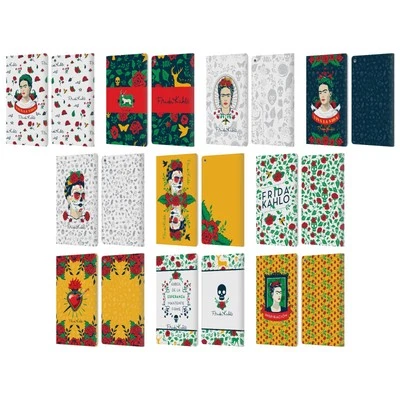 OFFICIAL FRIDA KAHLO ICONS LEATHER BOOK WALLET CASE COVER FOR AMAZON FIRE - Image 1 of 4