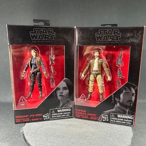 Star Wars Black Series Jyn Erso & Cassian Andor 3.75 Inch Action Figure Hasbro - Picture 1 of 20