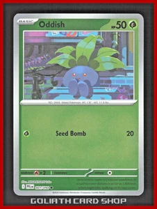 Oddish 001/094 Reverse Holo - Me02: Phantasmal Flames Pokémon TCG - Picture 1 of 3