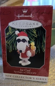 Snoopy Joe Cool Hallmark Keepsake Ornament 1998 Peanuts Collectible Holiday Xmas - Picture 1 of 7
