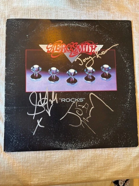 Aerosmith Signed In Original Autographed Rock & Pop Records for