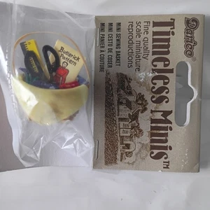 mini Wiker Korb Nähdeko - Bild 1 von 5