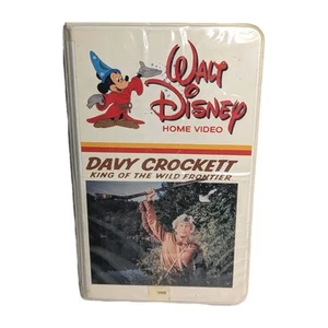 Davy Crockett: King Of The Wild Frontier 1984 VHS (1955) White Clamshell - Picture 1 of 5