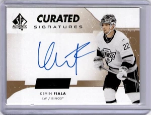 Kevin Fiala /99 Auto Curated Signatures 2023-24 SP Authentic LA Kings 2023 - Picture 1 of 2