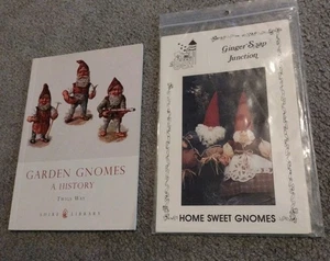 Lot Of 2 Garden Gnomes : A History Paperback Twigs & Pattern 28 Inch Home Sweet  - Bild 1 von 6