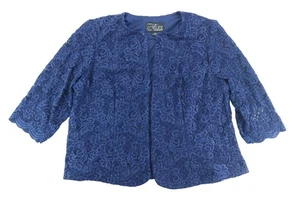 Chaqueta de encaje Alex Evenings para mujer talla grande (azul marino, 14 W) - Imagen 1 de 5