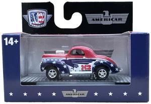 M2 Machines 2025 Team USA 1941 Willys Coupe Gasser “AMERICAR” VHTF! - Picture 1 of 7