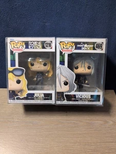 Funko Pop Cowboy Bebop 20th Anniversary Vicious 469 & Julia 1216 W/ Protectors - Picture 1 of 14
