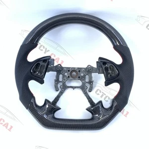 Custom Carbon Fiber Steering Wheel for 3th gen Acura 2004-08 TL with trim - Picture 1 of 8