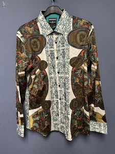 Barabas Strass Langarm Hemd mit Knöpfen Herren 2XL (SELTEN) - Bild 1 von 12