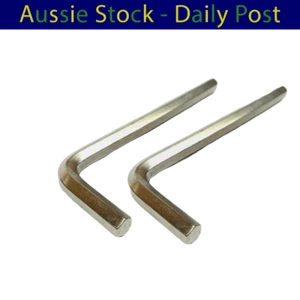 2/10pcs 2.5mm Hex Key Key M2.5 Nickel Plated Metric Socket - Picture 1 of 3