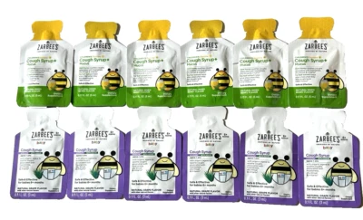 Zarbees Childrens Daytime Cough Syrup + Mucus  Mixed Berry & Grape    12 Pack - Image 1 of 4