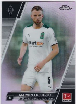 2021-22 Topps Chrome Bundesliga Pink #14 Marvin Friedrich Gladbach 28/75 - Image 1 of 2