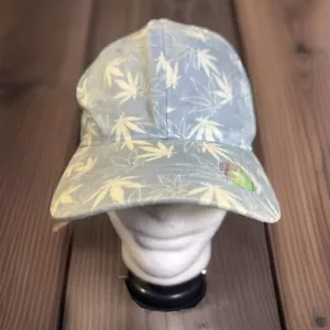 Vintage Headlines Hat Cap Adult Strapback Blue Mary Jane 420 Casual Smoke Rasta - Picture 1 of 10