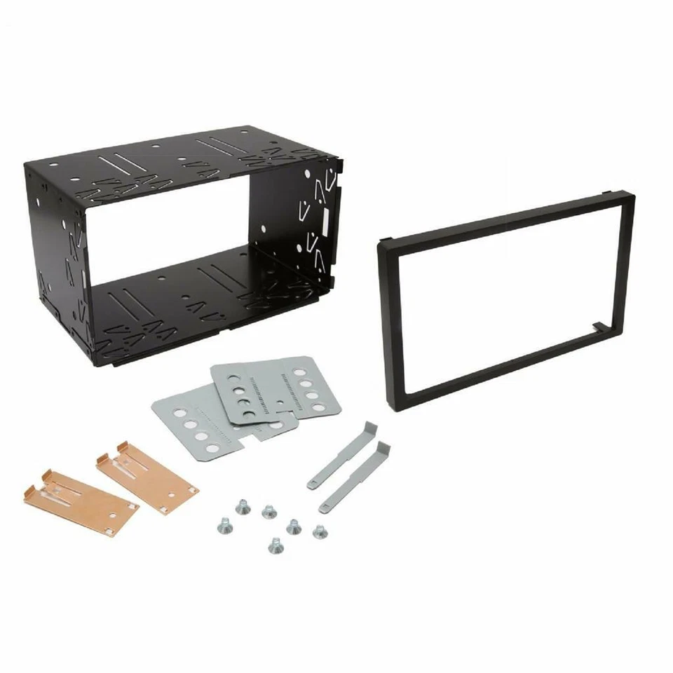 Universal Double DIN Car Stereo Radio Headunit 103mm Fitting Cage Mounting Kit - Image 1 of 4
