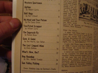 HIGH GRADE Magazine: WESTERN SPORTSMAN jigtime, hell hogs, lost lingard mine Foto 1 de 4
