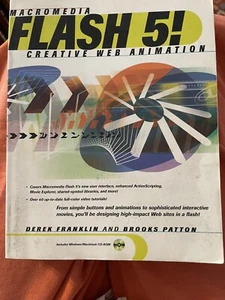 MACROMEDIA FLASH 5 creative web animation includes CD-rom good - Picture 1 of 2