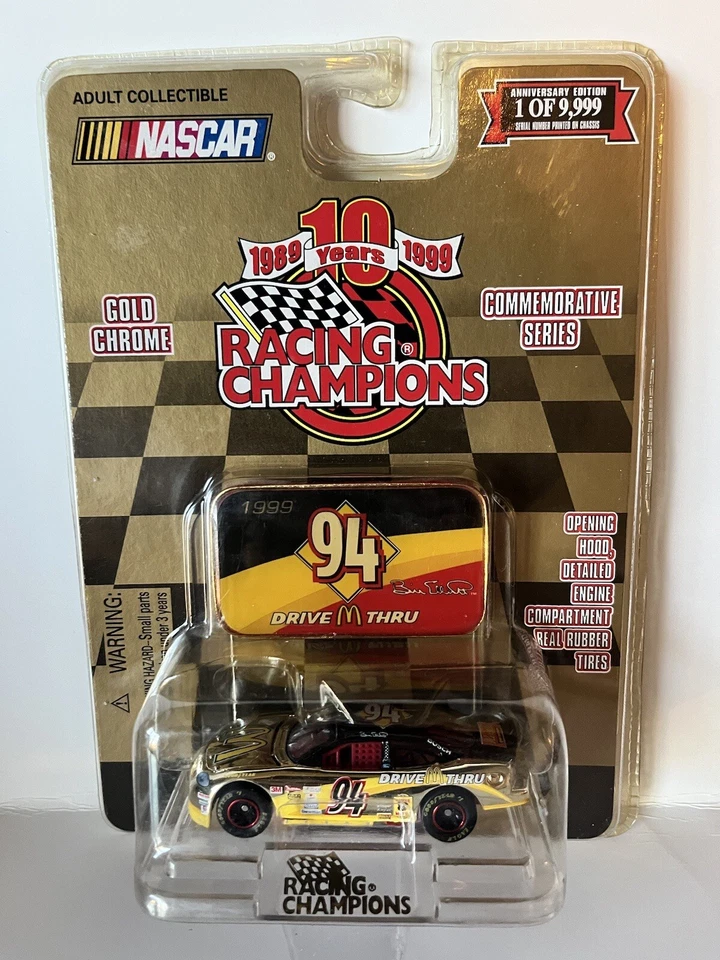 1999 Racing Champions 10th Anni. NASCAR Gold Series Die Cast 1 64
