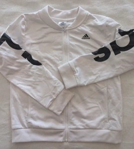 NWOT Adidas Girls Black Loose Fit Jacket Size XL (16) - Picture 1 of 5