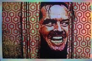 SHINING BLUNT GRAFFIX Limited edition print #20 foil STANLEY KUBRICK 12x18 - Picture 1 of 2