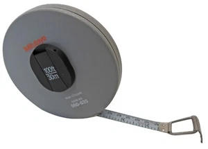 Estuche de metal gris de alta calidad Mitutoyo de 100 pies / 30 m (en/mm) - Imagen 1 de 1