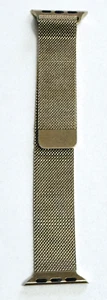 Genuine AppleWatch Band Stainless Steel Milanese Loop (41mm) Gold Color - Picture 1 of 6