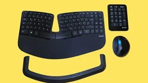 🌟 Microsoft Sculpt Ergonomiczna bezprzewodowa klawiatura-mysz- Numpad. - Zdjęcie 1 z 1
