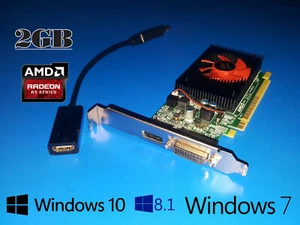 Dell Optiplex 5040 5050 5055 5060 5070 5080 Tower 2GB GDDR5 Video Card + HDMI - Picture 1 of 1