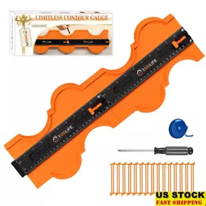 Contour Gauge Profile Tool 20 Inch Measuring Tracing Gift Him Dad Welding New - Picture 1 of 6