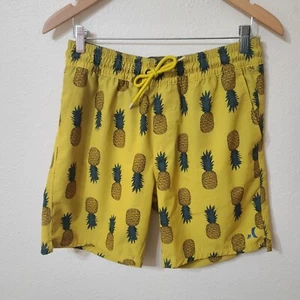 Hurley Herren Volleyballshorts Größe M Badehose Ananas Design Neu ohne Etikett - Bild 1 von 11