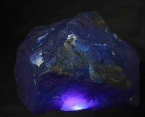 DYED African Natural Blue Sapphire Gemstone Rough 6310.00 CT Certified JN496 - Picture 1 of 4
